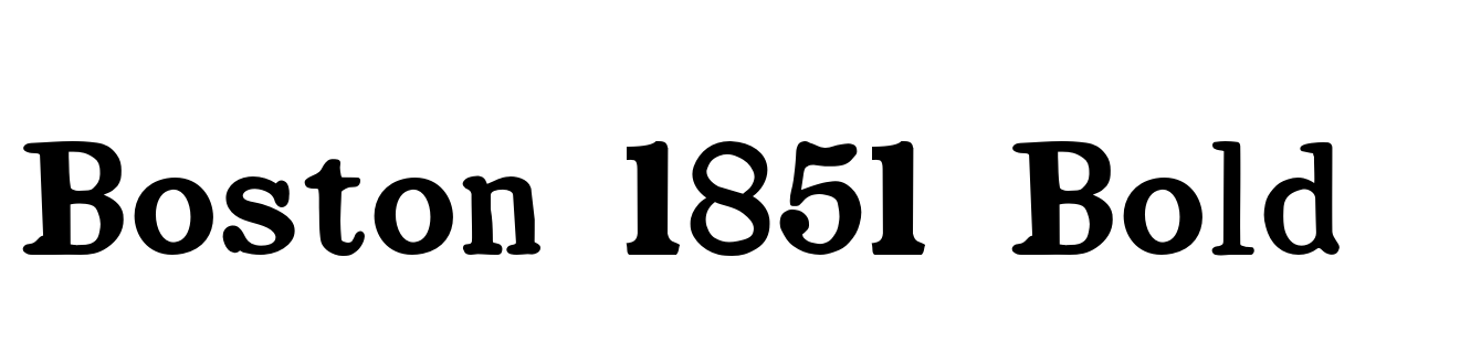 Boston 1851 Bold